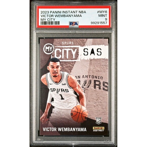 Victor Wembanyama 2023 Panini MyCity Rookie NBA #MY-6 Card PSA 9 Mint - Picture 1 of 2